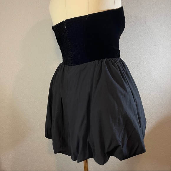 Reformation St. Louis Velvet Dress, Black, size 10 - Picture 10 of 14